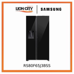 Samsung RS80F65J3BSS 634L Side-by-Side Fridge With Dispenser