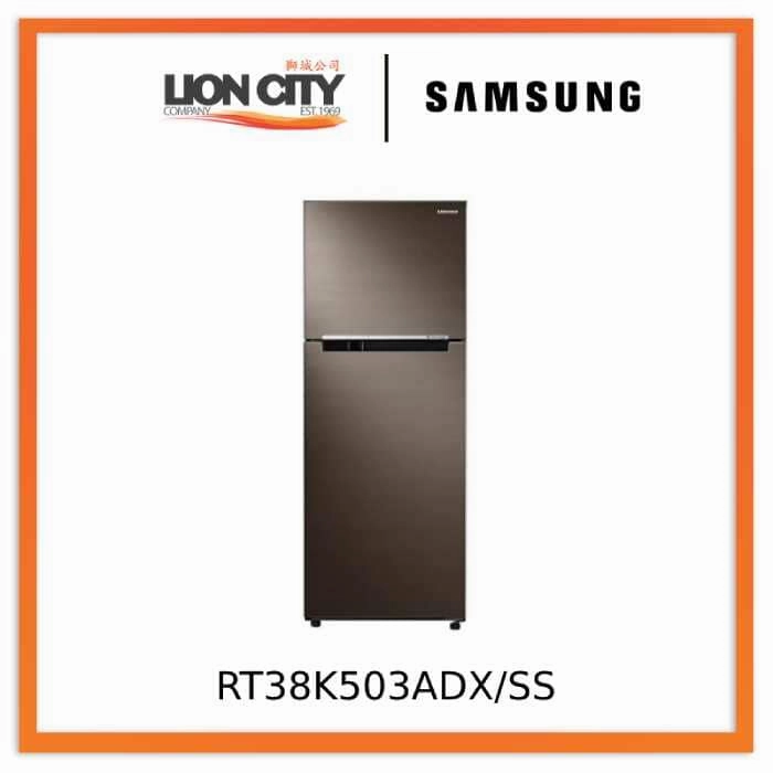 Samsung RT38K503ADX/SS 2-Door Fridge (Gross 397L) Twin Cooling Plus  Refrigerator TOP MOUNT FREEZER