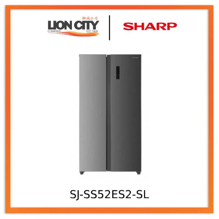 Sharp SJ-SS52ES2-SL 521L 2-Door Refrigerator