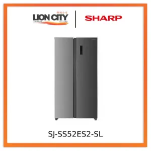 Sharp SJ-SS52ES2-SL 521L 2-Door Refrigerator