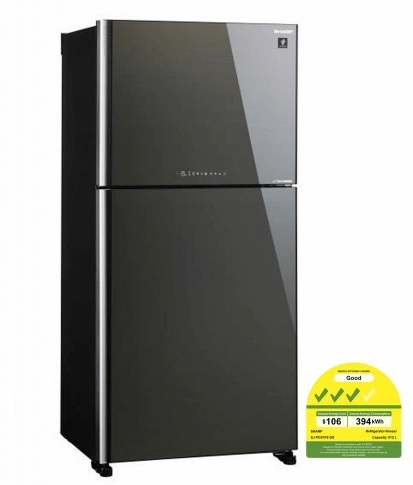 Sharp SJ-PG51P2-BK/DS 512L Grand Top Refrigerator