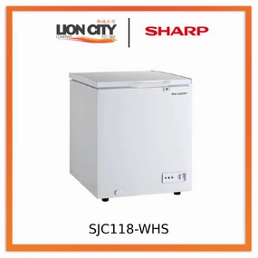 Sharp SJC118-WHS / SJC168-WHS / SJC218-WHS / SJC318-WHS / SJC518-WH S93/140/190/282/435L Chest Freezer