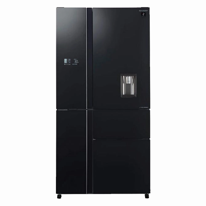 SJ-FX660W-BK 650L MULTI-DOOR FRIDGE   FREE GIFT REDEEM FROM SHARP