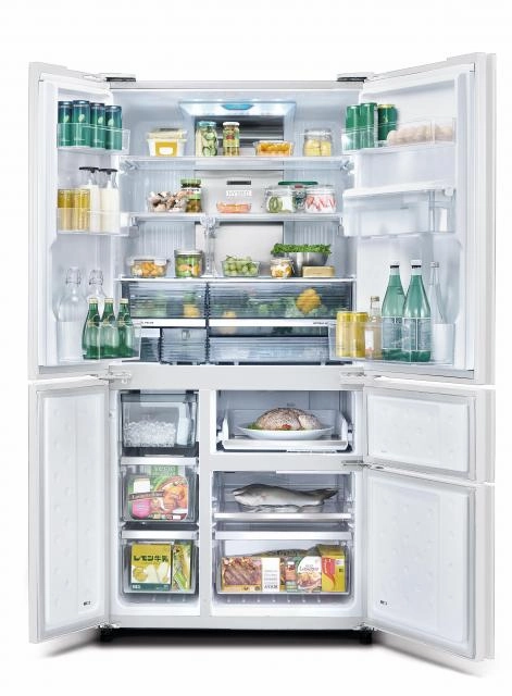 SJ-FX660W-CG 650L MULTI-DOOR FRIDGE   FREE GIFT REDEEM FROM SHARP