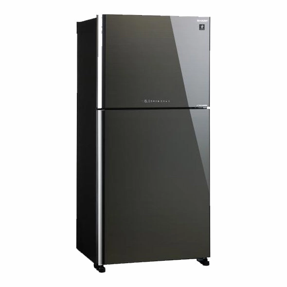 SJ-PG51P2-DS/BK 512L 2-DOOR GLASS DOOR FRIDGE