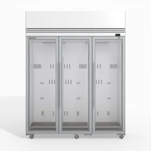 Skope TMF1500N-A Ice 3 Glass Door Upright Display or Storage Freezer