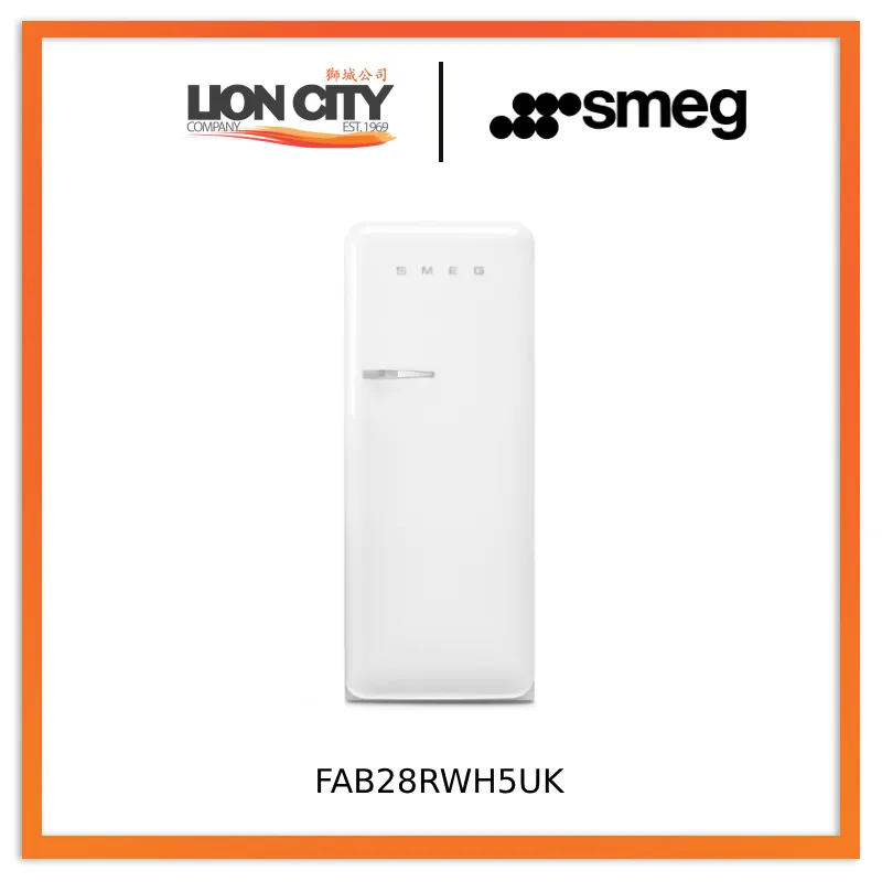 Smeg FAB28RCR5UK/RBL5UK/RPB5UK/RRD5UK/RWH5UK Refrigerator 50's Style