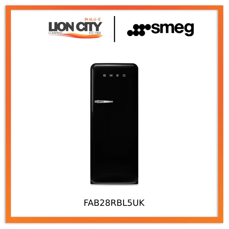 Smeg FAB28RCR5UK/RBL5UK/RPB5UK/RRD5UK/RWH5UK Refrigerator 50's Style