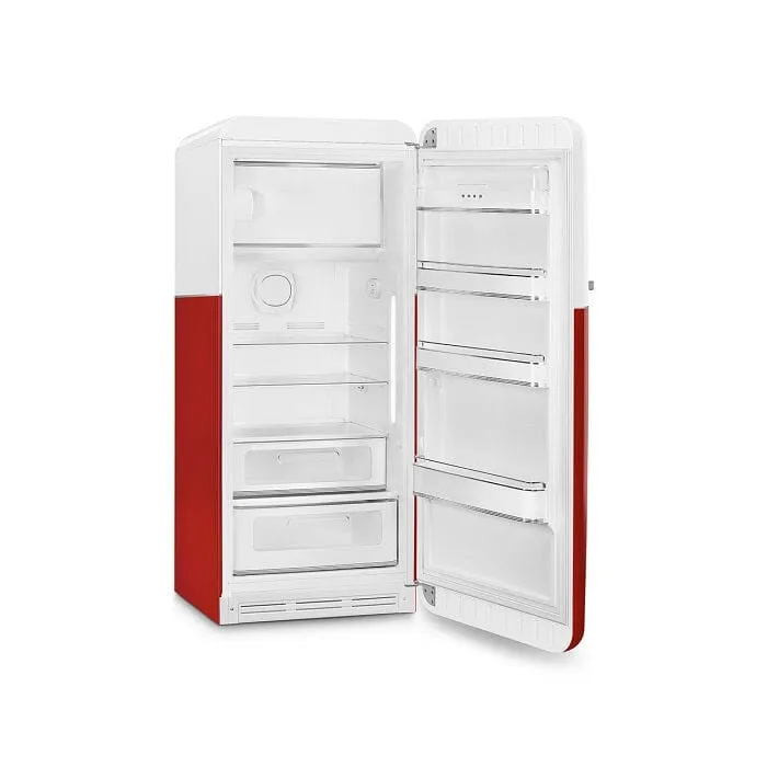 Smeg FAB28RDCC5 Free Standing Refrigerator One Door, Decorated / Special 50's Style Aesthetic