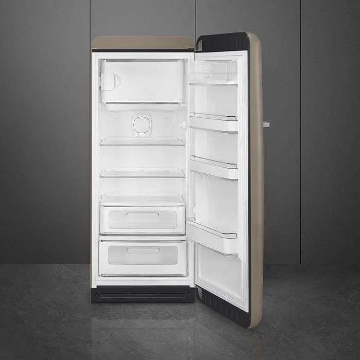 Smeg FAB28RDEG5/RDRB5/RDTP5 Free Standing Refrigerator One Door, Emerald Green 50's Style Aesthetic