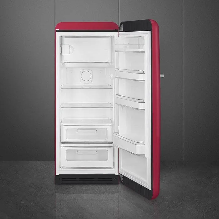 Smeg FAB28RDEG5/RDRB5/RDTP5 Free Standing Refrigerator One Door, Emerald Green 50's Style Aesthetic