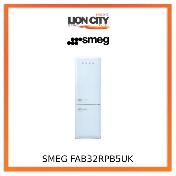 Smeg FAB32RPB5UK Refrigerator 50's Style - Pastel Blue