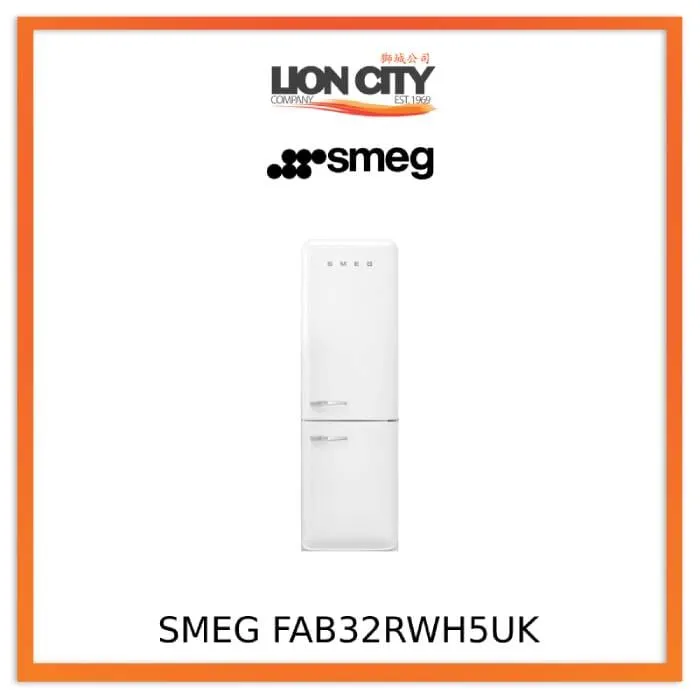 Smeg FAB32RWH5UK Refrigerator 50's Style - White
