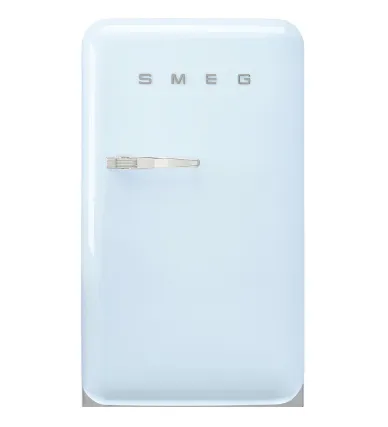 Smeg FAB5RPK5/RCR5/RRD5/RBL5/RWH5/ROR5/RPG5/RPB5 Free Standing Refrigerator One Door, Pink 50's Style Aesthetic