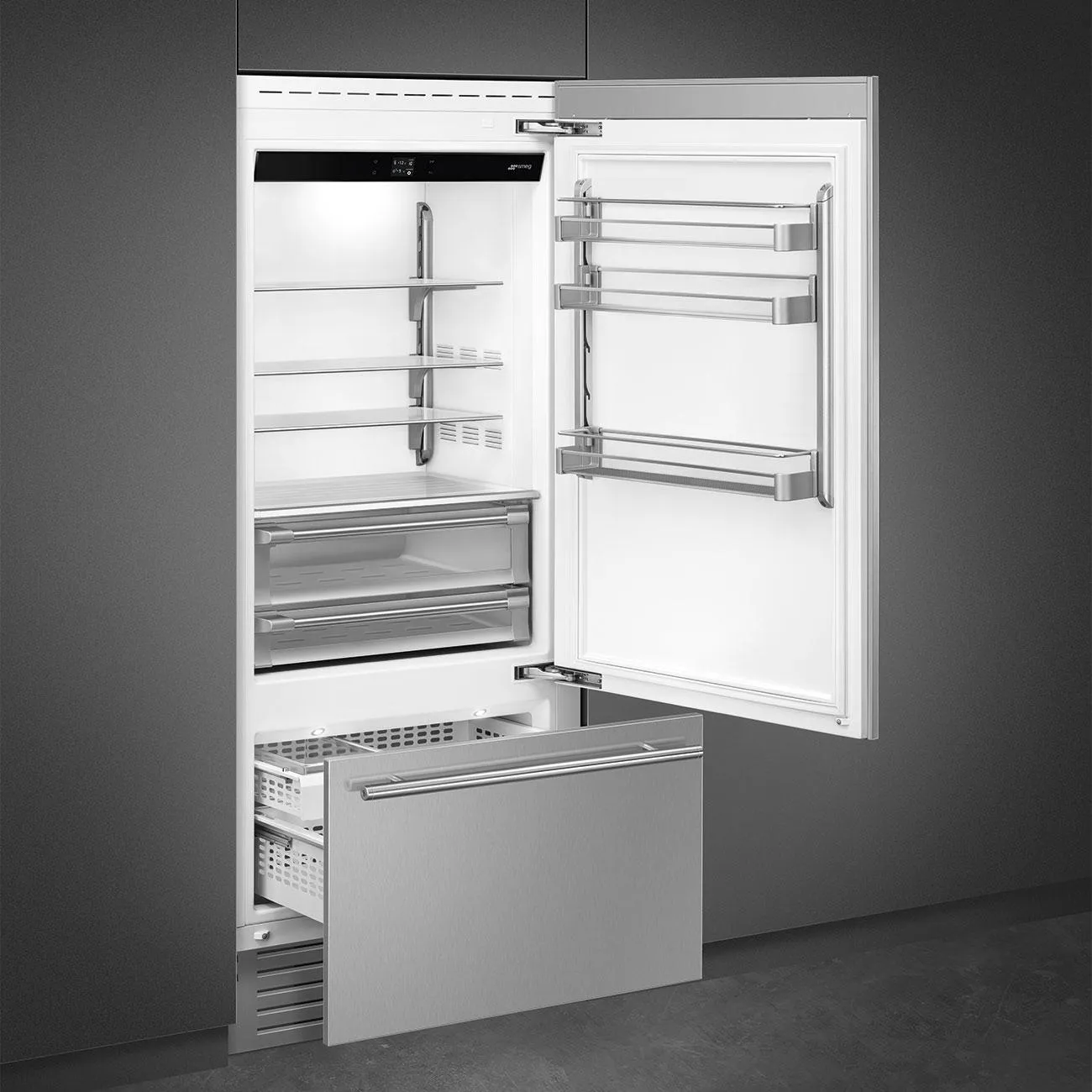 Smeg RBMU36RX Refrigerator Stainless Steel Rbmu36Rx