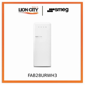 Smeg FAB28URCR3/URBL3/URRD3/URWH3/URPB3/ULRD3 281L Refrigerator