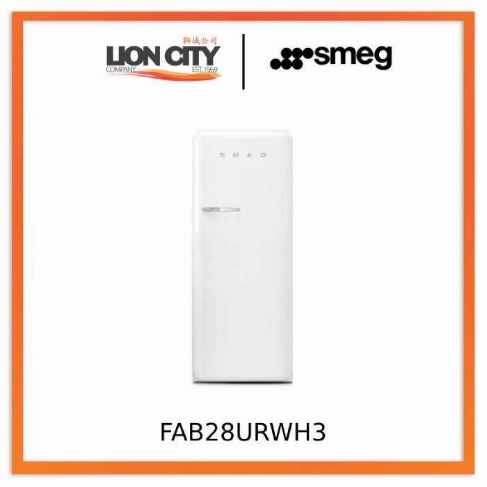 Smeg FAB28URCR3/URBL3/URRD3/URWH3/URPB3/ULRD3 281L Refrigerator