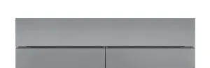 Sub-Zero 7008882 60" Dual Flush Inset Stainless Grille Panel