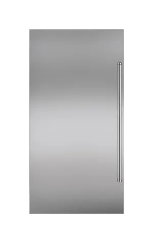 Sub-Zero 7008884 Stainless Steel Flush Inset Door Panel With Pro Handle