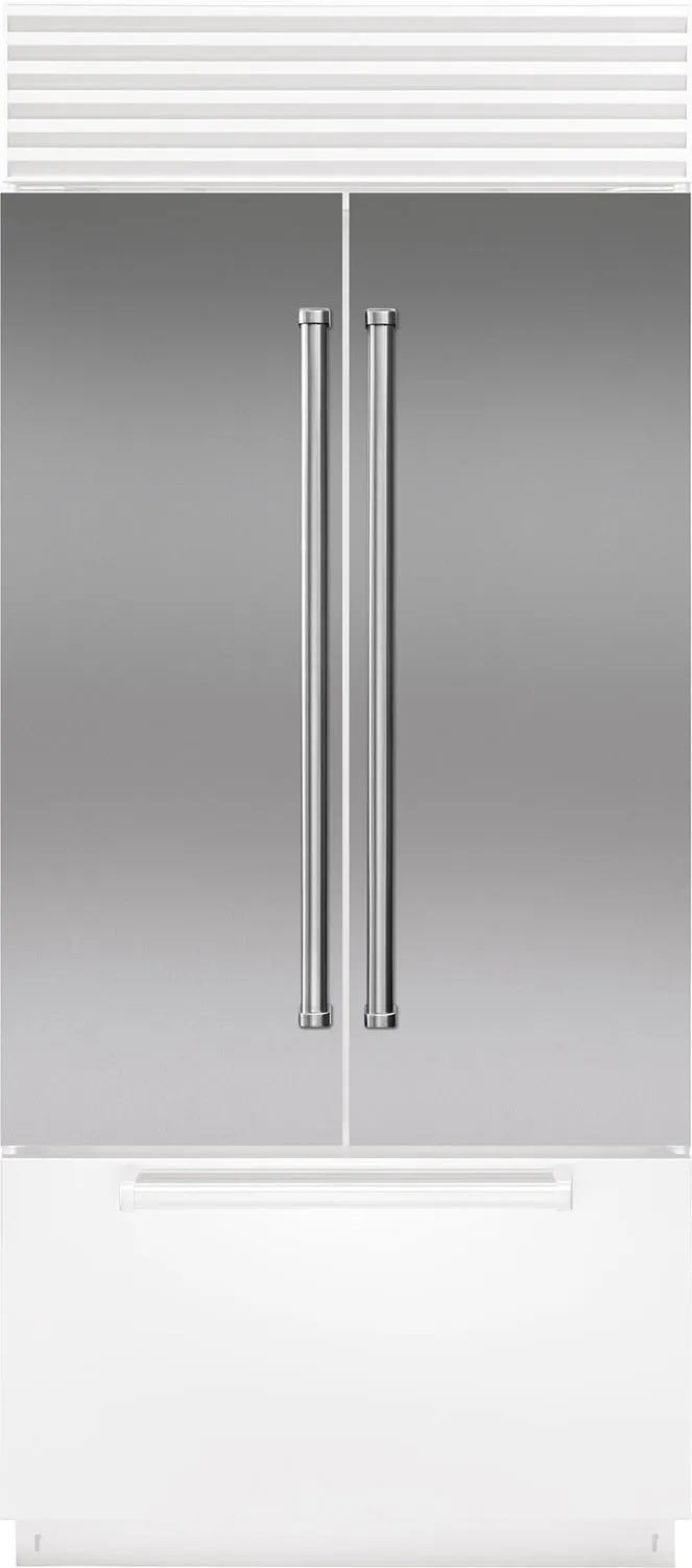 Sub-Zero 7023380 Stainless Steel Flush Inset Door Panel With Pro Handle