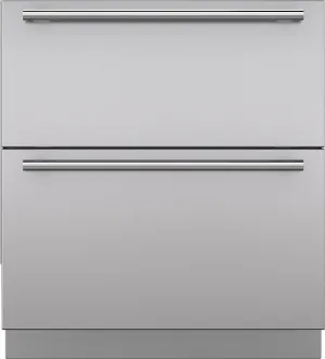 Sub-Zero 7023702 Stainless Steel 30" Drawer Panels With Tubular Handles