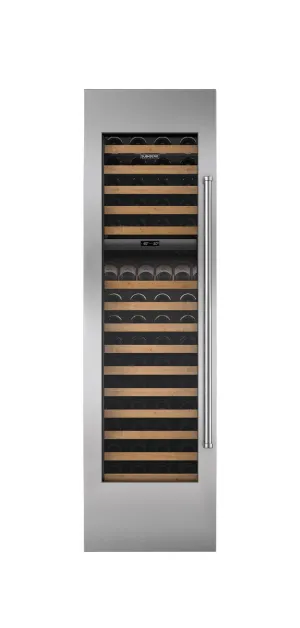 Sub-Zero 7025344 Stainless Steel Wine Storage Door Panel With Pro Handle And 4" Toe Kick - Right Hinge