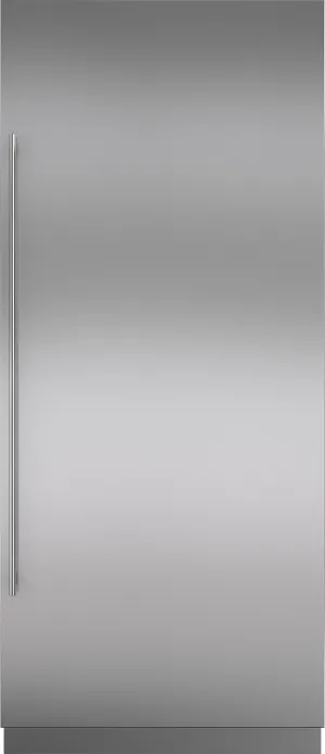 Sub-Zero 7025366 Stainless Steel Door Panel With Tubular Handle And 4" Toe Kick - Rh