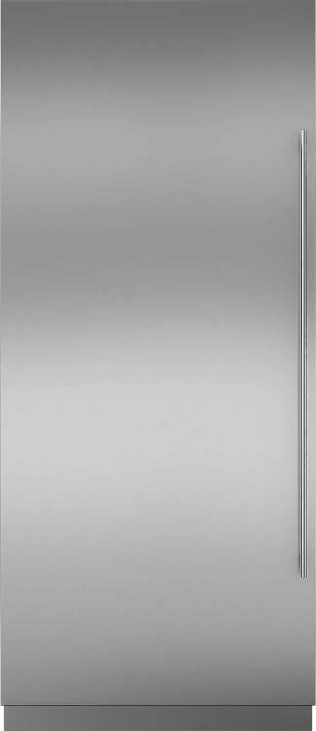 Sub-Zero 7025367 Stainless Steel Door Panel With Tubular Handle And 4" Toe Kick - Lh