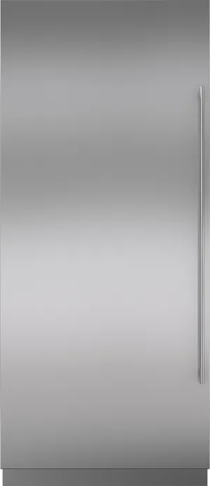 Sub-Zero 7025367 Stainless Steel Door Panel With Tubular Handle And 4" Toe Kick - Lh