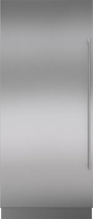 Sub-Zero 7025369 Stainless Steel Door Panel With Tubular Handle And 6" Toe Kick - Lh