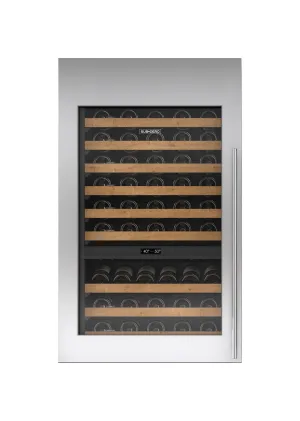 Sub-Zero 7025400 Stainless Steel Tall Wine Storage Door Panel With Tubular Handle - Right Hinge
