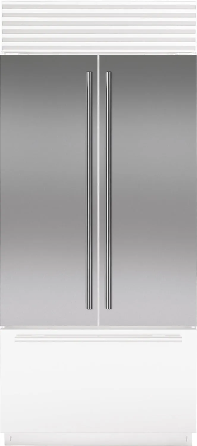 Sub-Zero 7029742 Stainless Steel Flush Inset Door Panel With Tubular Handle