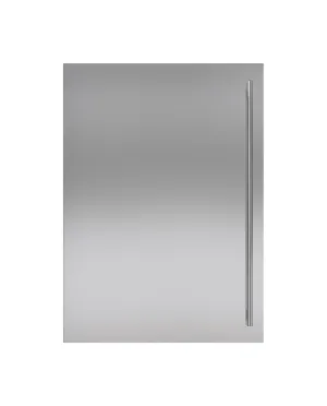 Sub-Zero 7030229 Stainless Steel Dual Flush Inset Door Panel With Tubular Handle
