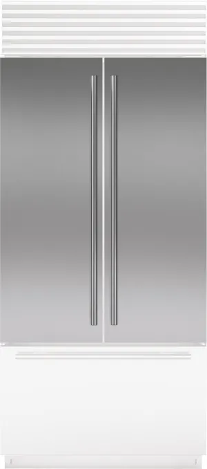 Sub-Zero 7030238 Stainless Steel Flush Inset Door Panel With Tubular Handle