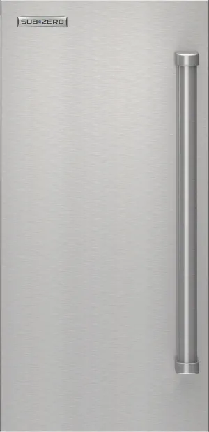 Sub-Zero 7043659 15" Outdoor Stainless Steel Door Panel With Pro Handle - Left Hinge