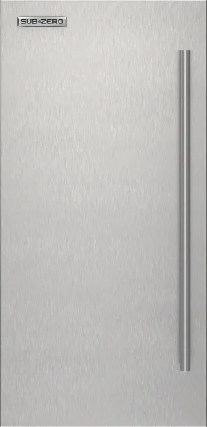 Sub-Zero 7045017 15" Stainless Steel Door Panel - Tubular Handle - Left Hinge