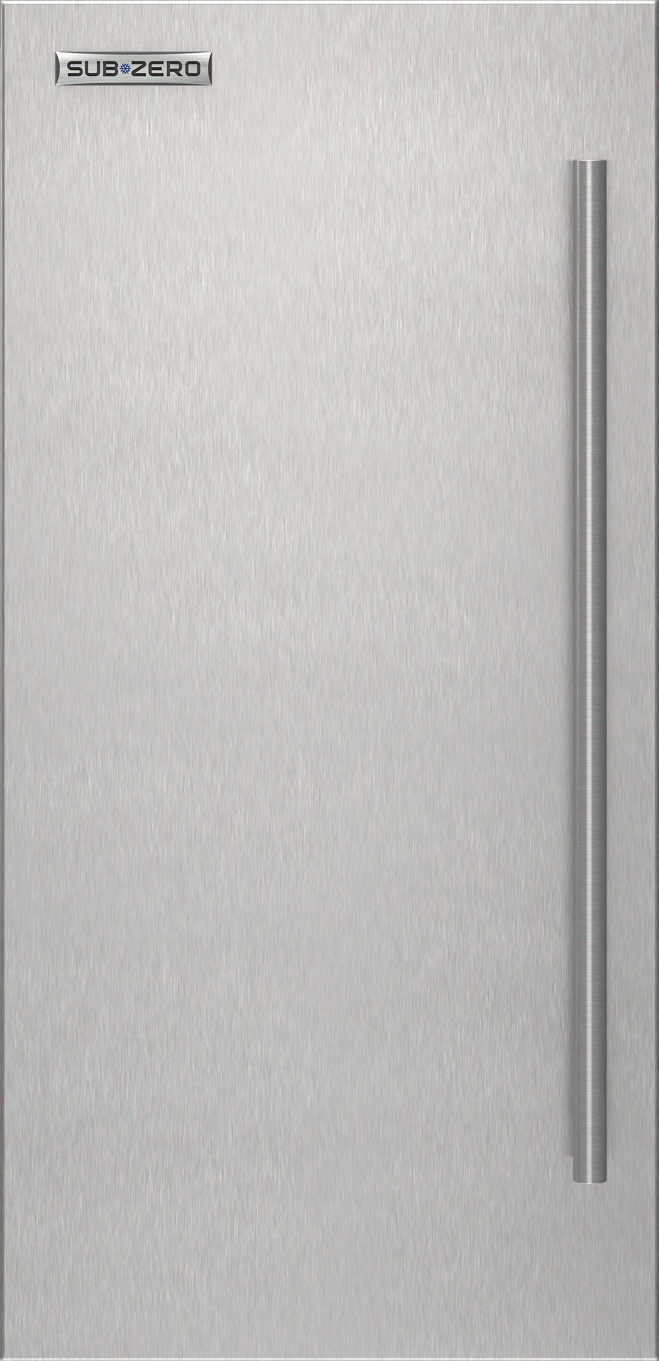 Sub-Zero 7045017 15" Stainless Steel Door Panel - Tubular Handle - Left Hinge