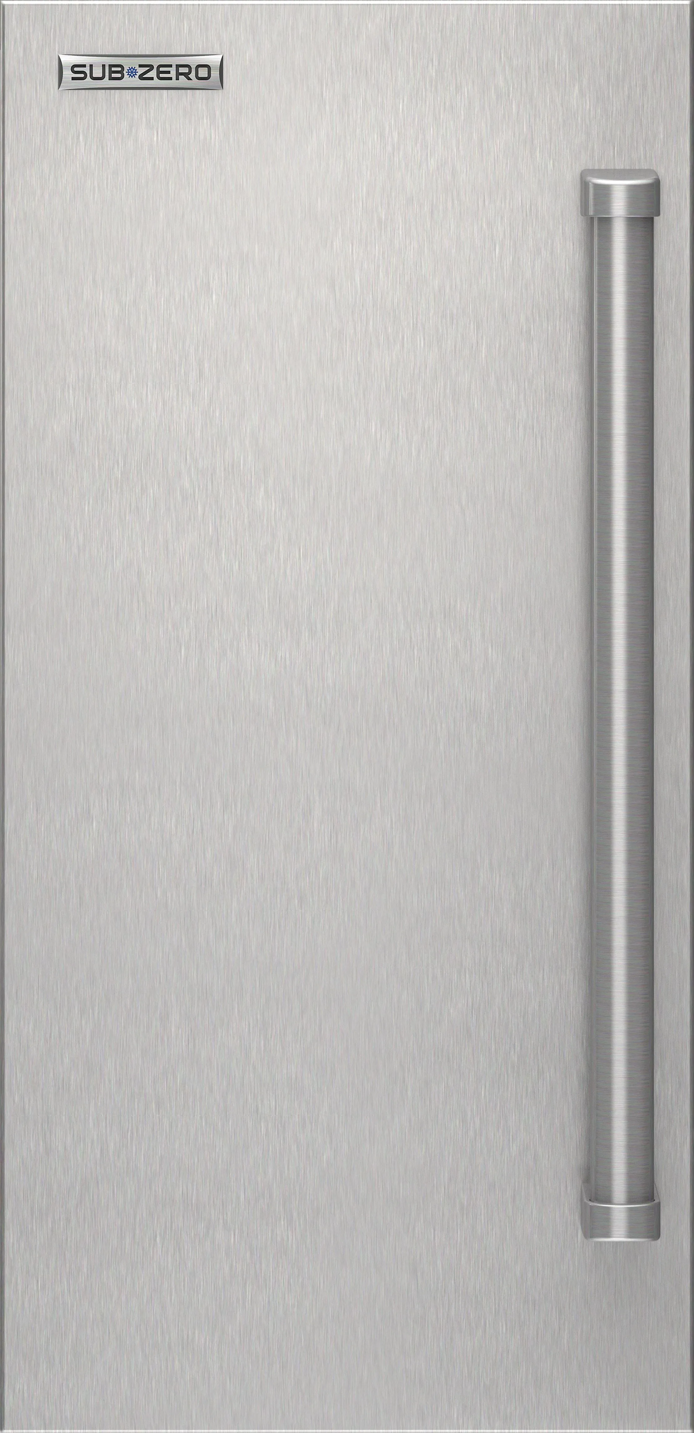 Sub-Zero 7045019 15" Stainless Steel Door Panel - Pro Handle - Left Hinge