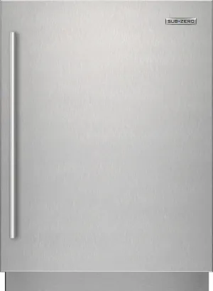 Sub-Zero 9029035 Stainless Steel Solid Door Panel - Tubular Handle, Right Hinge