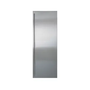 Sub-Zero 9036867 Stainless Steel Flush Inset Refrigerator Door Panel With Tubular Handle