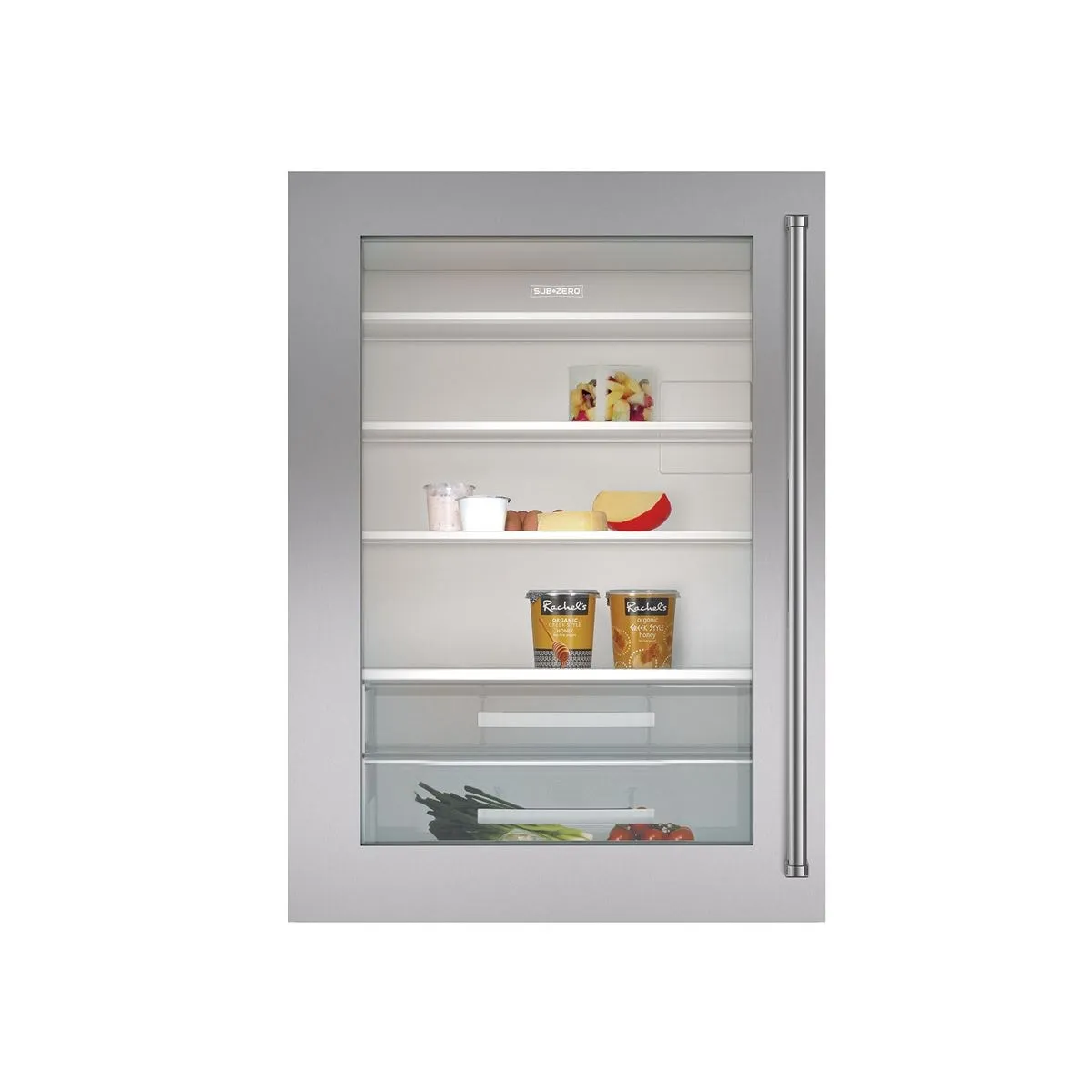 Sub-Zero 9038360 Stainless Steel Flush Inset Door Panel With Pro Handle
