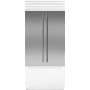 Sub-Zero 9038364 Stainless Steel Flush Inset Door Panel With Tubular Handle