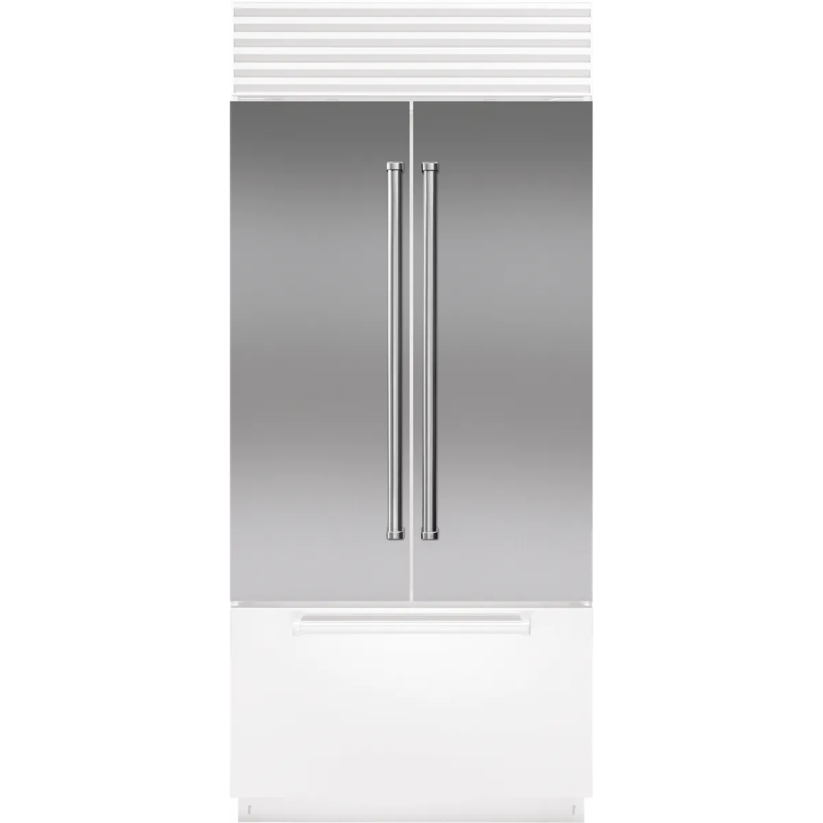 Sub-Zero 9038369 Stainless Steel Flush Inset Door Panel With Pro Handle