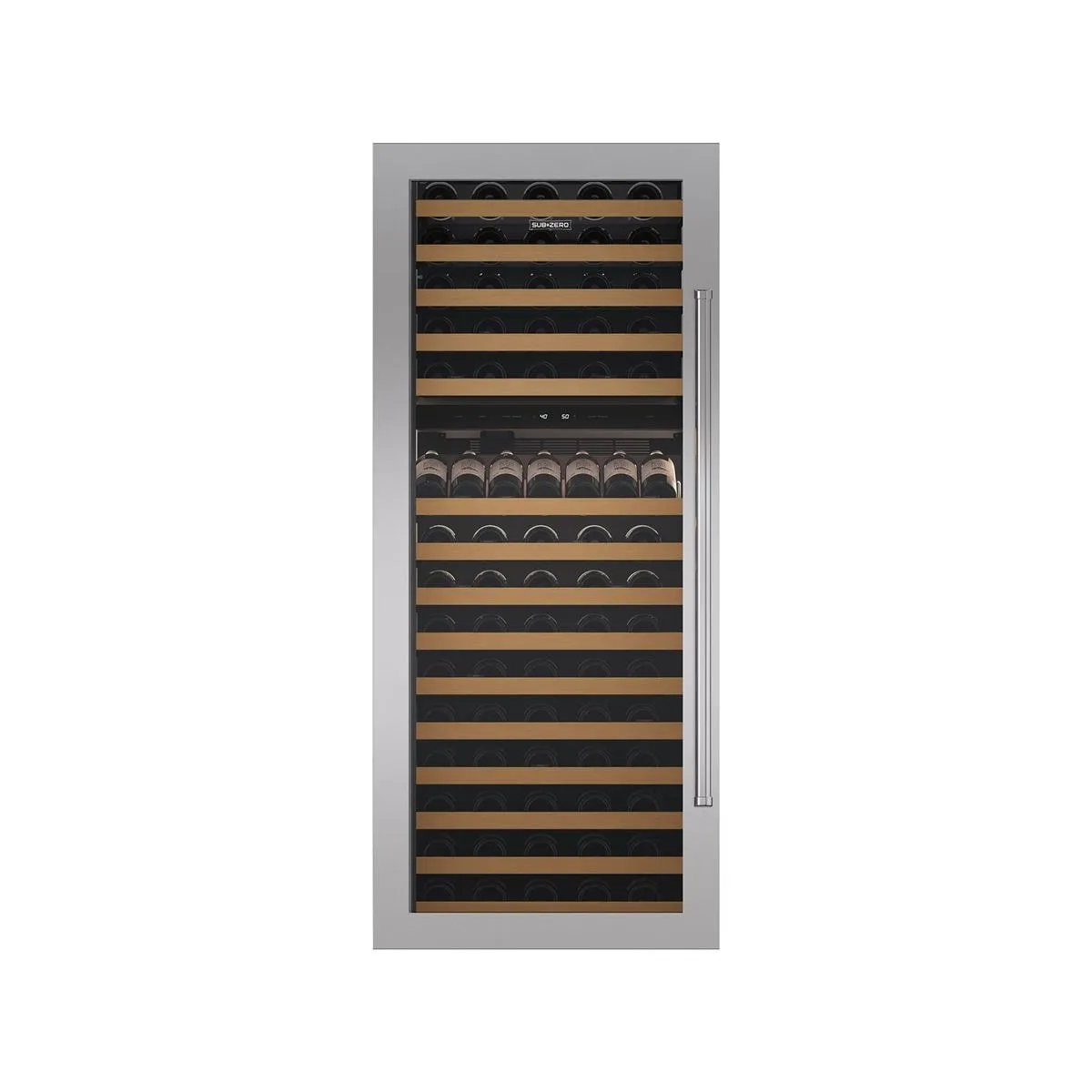 Sub-Zero 9038447 Stainless Steel Flush Inset Door Panel With Pro Handle