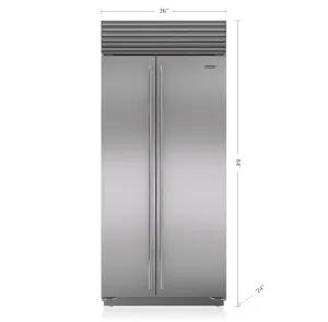 Sub-Zero BI36SSTH 36" Classic Side-By-Side Refrigerator/Freezer