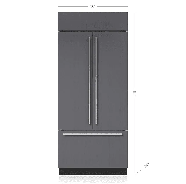 Sub-Zero BI36UFDO 36" Classic French Door Refrigerator/Freezer - Panel Ready