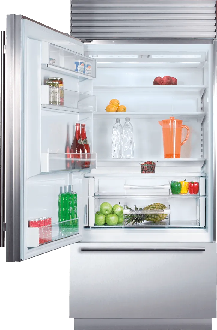 Sub-Zero BI36USPHRH 36" Classic Over-And-Under Refrigerator/Freezer