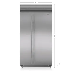 Sub-Zero BI42SIDSPH 42" Classic Side-By-Side Refrigerator/Freezer With Internal Dispenser