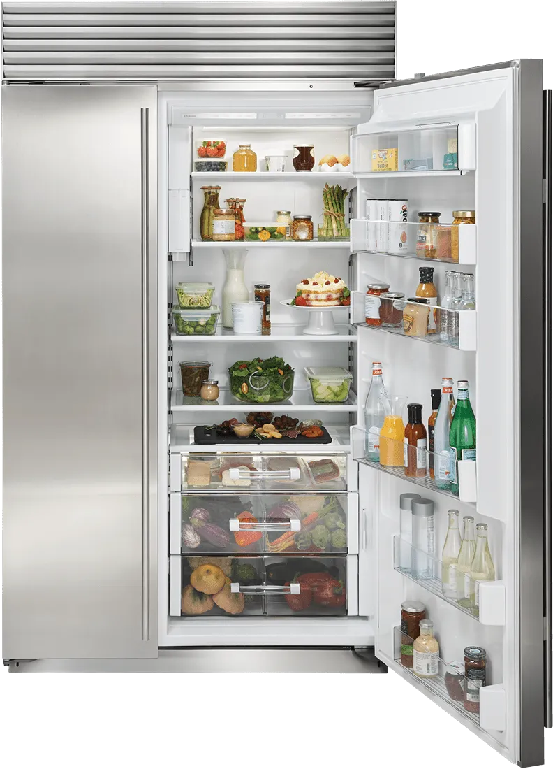 Sub-Zero BI48SIDSPH 48" Classic Side-By-Side Refrigerator/Freezer With Internal Dispenser