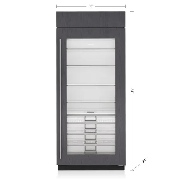 Sub-Zero CL3650RGOR 36" Classic Refrigerator With Glass Door - Panel Ready